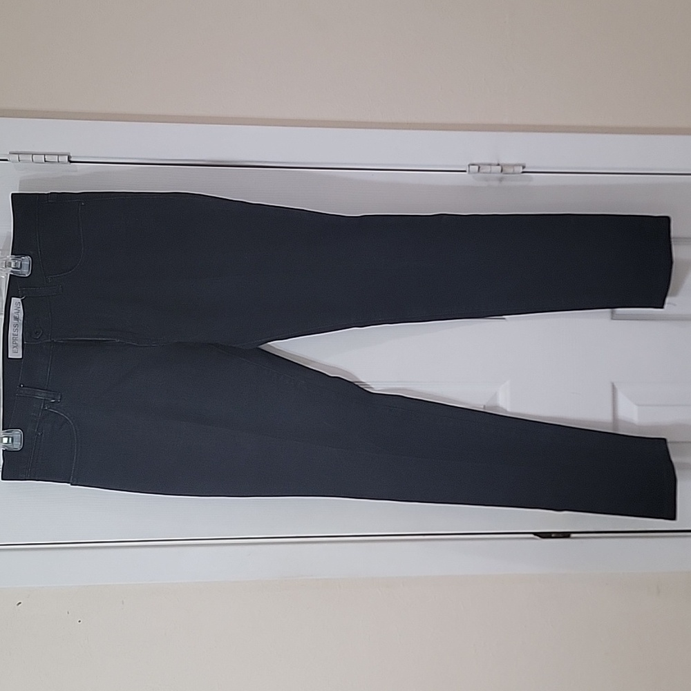 Express Men's Dark Denim Jeans Alec Super Skinny Fit 34x32